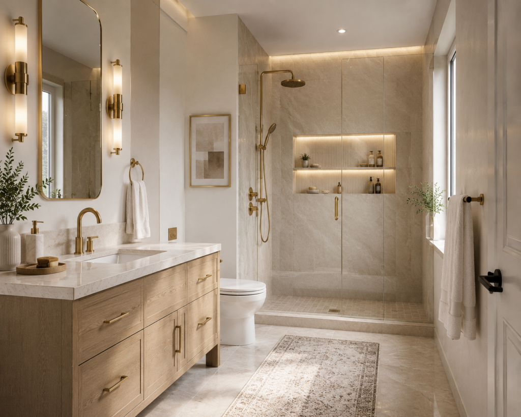 How to Match Bathroom Accessories With Your Faucet