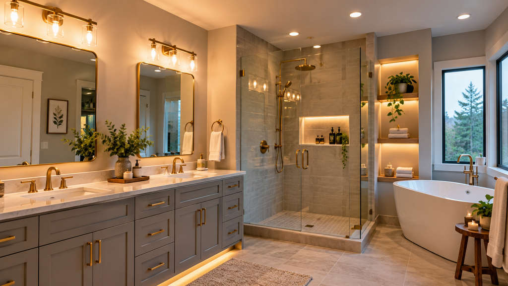 best bathroom lighting for a modern home