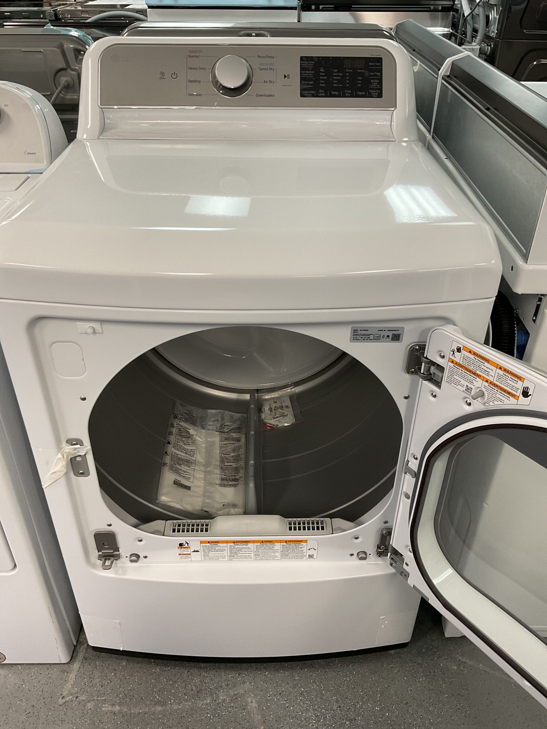 Lg Dryer Electric DLE7400WE - Mardeys